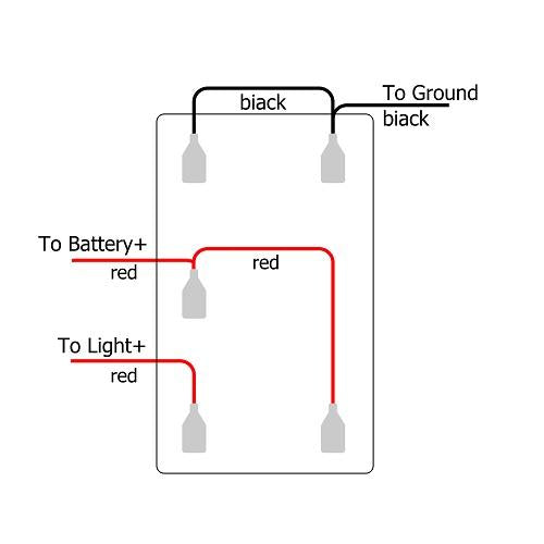 Rocker switch, on-off, blue LED - Camp light - the4x4store.co.za