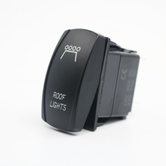 Rocker switch, on-off, blue LED - Roof lights - the4x4store.co.za